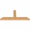 Ekena Millwork Portland Timber Gable Bracket, Western Red Cedar, 60"W x 27"H x 3 1/2"D x 5 1/2"F, 11/12 Pitch GBW060X27X0406POR00SWR - alternate 5